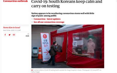 Covid-19: South Koreans keep calm and carry on testing