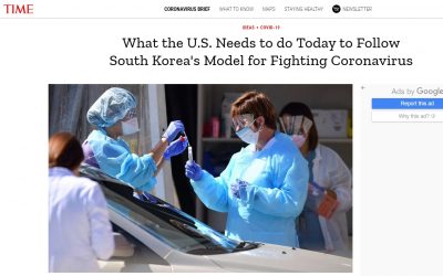 What the U.S. Needs to do Today to Follow South Korea’s Model for Fighting Coronavirus