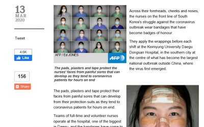 South Korean nurses’ bandages