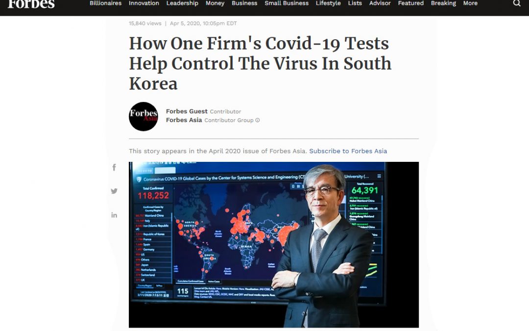 How One Firm’s Covid-19 Tests Help Control The Virus In South Korea